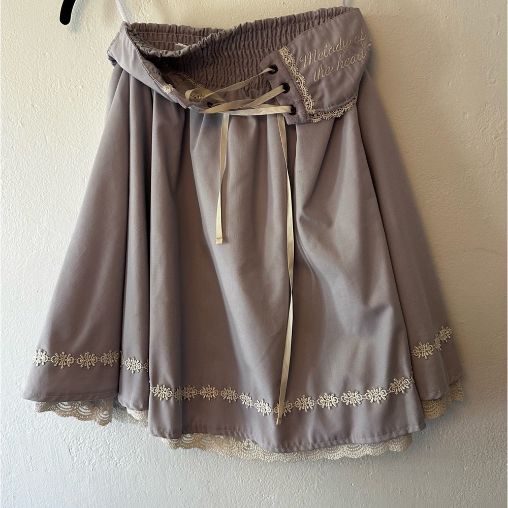 Lilac Skirt with corset detail